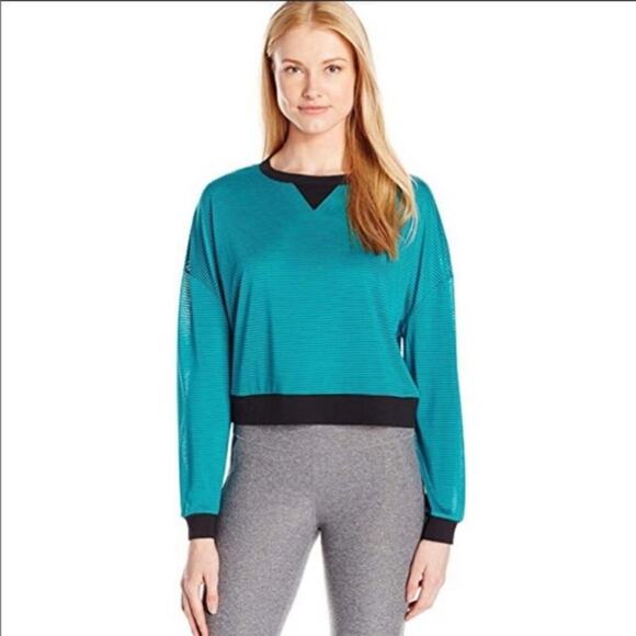 Lucy Full Potential Long Sleeve Boxy Crop Fit Top Size XS - Picture 1 of 4